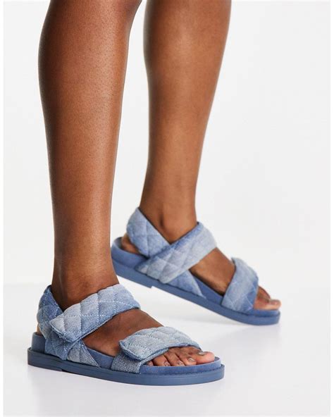 quilted dad sandals.